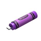 SANDISK Crayola USB-C-flashdrive 128 GB Vivid Violet