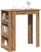 Maison Exclusive Table de bar chêne artisanal 102x50x103,5 cm