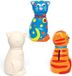 Baker Ross Keramische spaarpot in kattenvorm (2 stuks) voor kinderen om te schilderen, decoreren en tentoonstellen