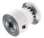 RS PRO Stalen tandriemschijf voor 6,4 mm riemen, 15 tanden/verdeling 2 mm, boring 3 mm