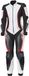 Held Ayana 3, Combinaison en cuir perforée femme, Blanc/Noir/Rouge, Taille 46