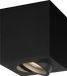 LEDVION - LED Opbouwspots - Dimbaar - 3W - 4000K - Zwart
