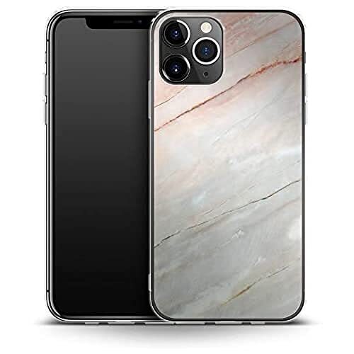 caseable caseable Apple iPhone 11 Pro telefoonhoes - siliconen beschermhoes - schokabsorberend & krasbestendig oppervlak - kleurrijk design - Mother of Pearl Marble - marmer