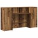 vidaXL Receptiebalie - 180x50x103,5 cm - Bewerkt Hout - Oud Houtkleurig