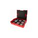fischer - L-Boxx DuoPower + schroeven – koffer met 700 stuks – assortiment van DuoPower pluggen met meerdere materialen, houtschroeven en trekkers