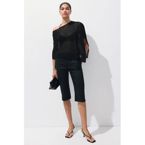 Mango Zwart Top