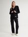 4TAILORS Broek zwart / wit