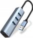 Zenwire Adaptateur concentrateur USB-C 4 en 1 avec Ethernet Gigabit et 3x USB 3.0