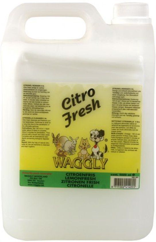 WAGGLY Citro Fresh Geurverwijderaar - 5 l