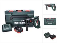 Metabo KH 18 LTX 24 marteau perforateur sans fil 18 V 2,1 J SDS plus + 1x batterie 5,5 Ah + chargeur + metaBOX