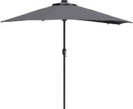 vidaXL Tuinparasol Antraciet 294 x 150 x 223 cm Polyester en Staal