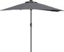vidaXL Tuinparasol Antraciet 294 x 150 x 223 cm Polyester en Staal