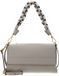 Coccinelle Leren schoudertas Boheme Grana Double Shoulder Bag Eucalipto / Fango groengrijs