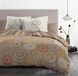 Home Linge Passion - Beddengoed 3-delig, motief FEU in taupe, 100% katoen, 57 draden, 240 x 260 cm