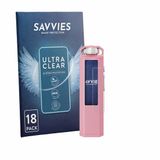 Savvies Screenprotector voor FiiO SnowSky Echo Nano - Folie Beschermfolie transparant 18 Stuks