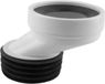 Aloni manchette d'évacuation de toilette excentrique 6cm - blanc