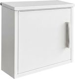 Merkloos Relaxdays Brievenbus met slot - 35 x 33 x 12 cm - metaal - wit
