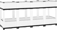 vidaXL Verhoogde Plantenbak - 160x40x71 cm - Groen - Polypropeen