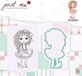 Nellie's Vaessen Creative Nellie's Choice Die Cut en Clear Stamp Meisje - 3,6 x 6,9 cm