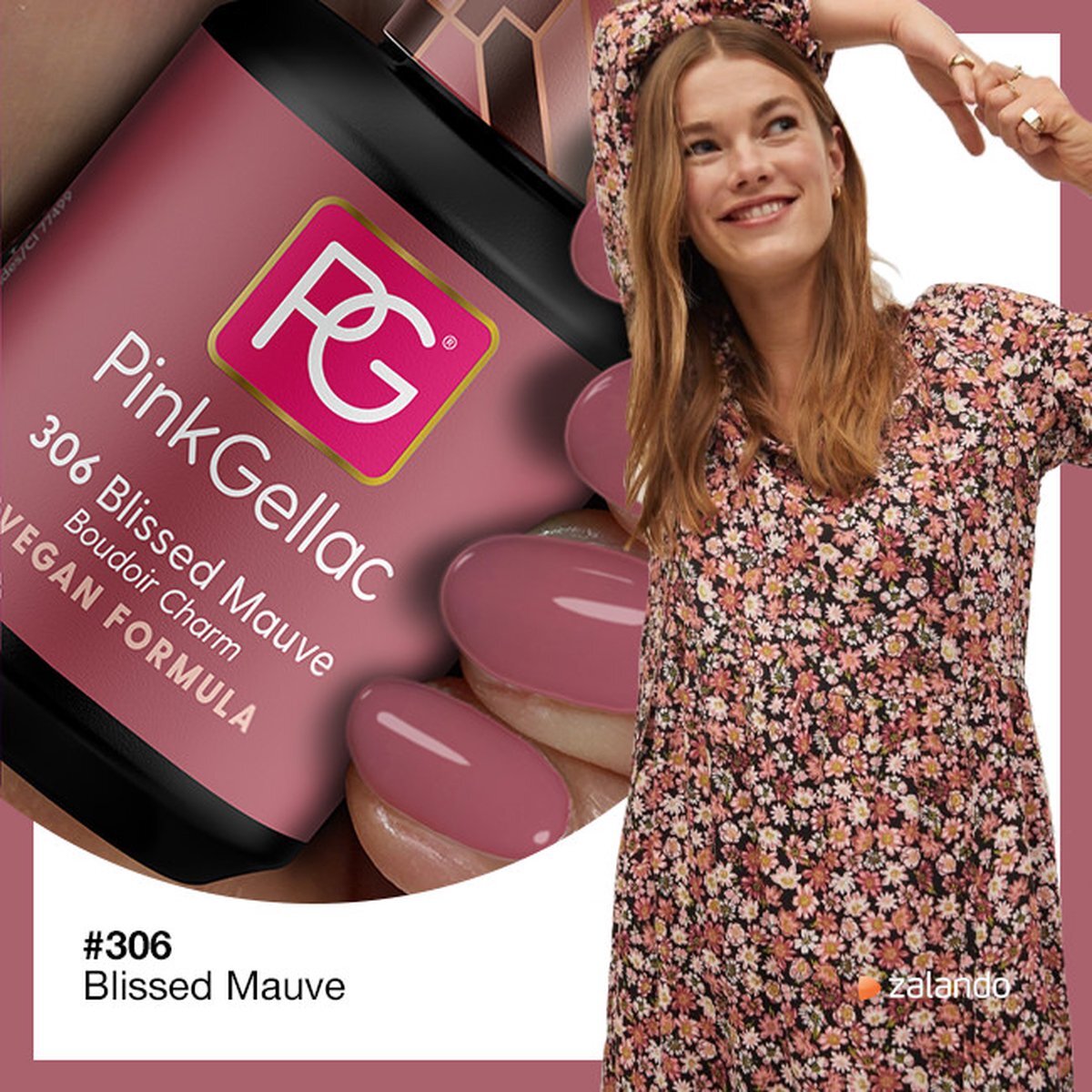 Pink Gellac | Blissed Mauve - Gellak - Vegan - Paars - Creamy Finish - 15 ml