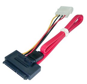 LINDY SATA Cable - Combined Data & Power - 0.3m