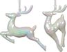 Decoris Kersthanger Hert iriserend 16cm