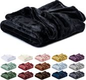 Lavea® Fleece Deken 180x220 cm – Zwart