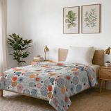 Zomer Acquerello Zomer quilt "FANTASY" bedrukt, 170x270cm