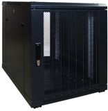 DSIT 12U mini serverkast met geperforeerde deur 600x800x720mm (BxDxH) - serverbehuizing - serverrack - 19 inch