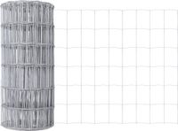 vidaXL Euro hek 0,6 x 10 m pvc-gecoat ijzer