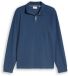 Tom Tailor Troyer-sweatshirt en Coton Taille M Dark Duck Blue