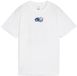 Puma T-shirt enfant Puma X Sonic Relaxed Graphic Blanc Coton Jersey Col rond Manches courtes Coupe ample 16 ans