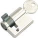 STARX Profielcilinder Half 40/40 mm Aluminium Chroom 3 Sleutels