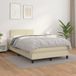 Maison Exclusive - Boxspringbed met matras, crème, 120x200 cm, kunstleer