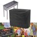 Picknickgrill Housse de barbecue imperméable en polyester avec sangles de sécurité - 80 x 66 x 100 cm