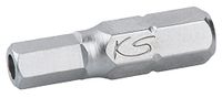KSTools 911.2941 1/4" Bit binnenzeskant met boring, 25mm, 3mm, 5 per pak