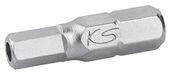 KSTools 911.2941 1/4" Bit binnenzeskant met boring, 25mm, 3mm, 5 per pak