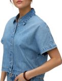 Vero Moda Ingeborg Denim Overhemd Dames - Lichtblauw - Maat M