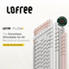 Lofree Flow Lite Clavier - Interrupteur POM allumeur et silencieux - 2.4G Bluetooth et Filaire