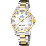 Festina Horloge Solar Dames van Roestvrij Staal 316l Multi