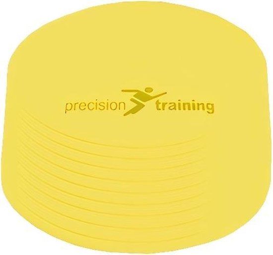 Precision Field Marking Round 21 cm Rubber Yellow 10 Pieces