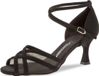 Diamant Dansschoenen Dames - Latin Ballroom Salsa Schoenen - Zwart - Maat 40,5