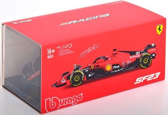 Bburago Ferrari SF23 #16 C. Sainz Season 2023