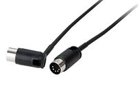 BOSS BMIDI-PB3 – 3ft/1m lengte – Ruimtebesparende MIDI-kabel met multi-directionele connectors, perfect voor pedalboards en alle MIDI-toepassingen