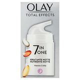 Olay Total Effects 7-in-1 nachtcrème met VItamine B3, antioxidanten en pro-vitamine B5, 7 voordelen in 1 uniek product, voor een strakkere huid elke ochtend, 50 ml