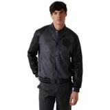 Guess Bomber VARSITY black grey blocking
