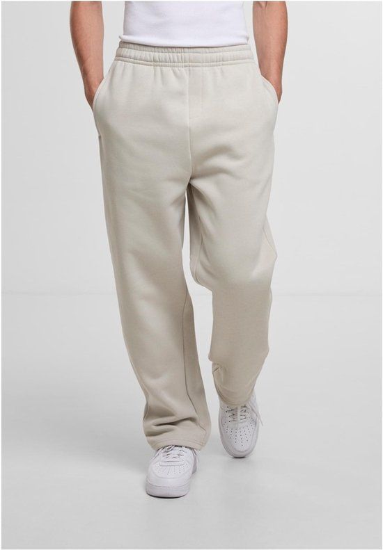 Urban Classics Fluffy Heren joggingbroek - Grijs - XL