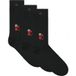 A-DAM Chaussettes Casual 3-pack Soda Rose Deep Black Taille: 41-46 | Chaussettes Outlet | Unisexe | Rose