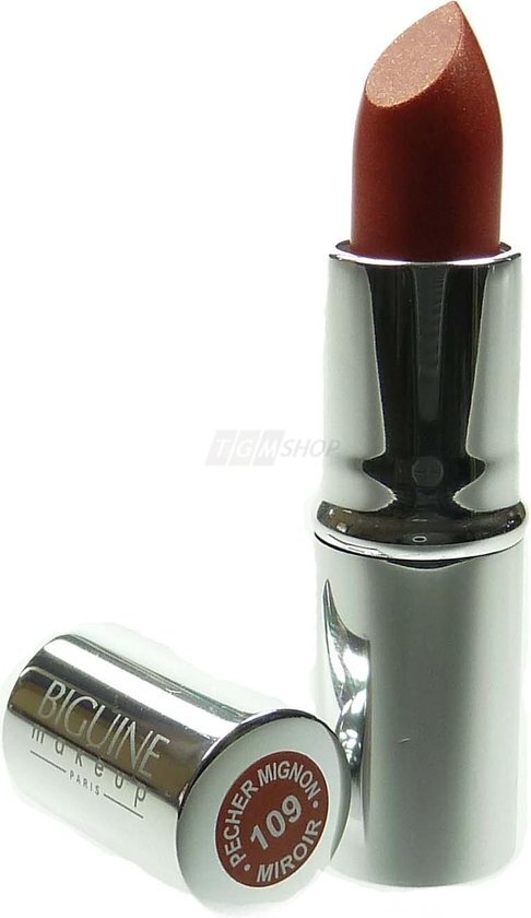 Biguine MAKE UP PARIS ROUGE A LEVRES MIROIR - Lipstick Lippenstift 3.5g - Pecher Mignon