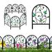Set de 8 piquets décoratifs de jardin avec un motif de papillons et de fleurs